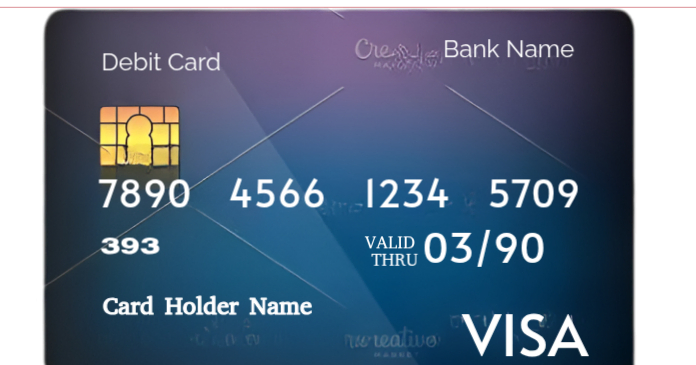 Black Debit Card Design Posters Template | PosterMyWall