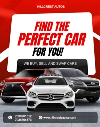 White Maximalist Auto Service  Poster/wallboard Póster/Tablero template