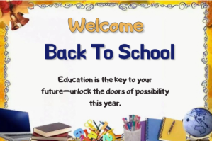 White Maximalist Back To School Label template