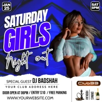 White Maximalist Bass/concert Night Instagram template