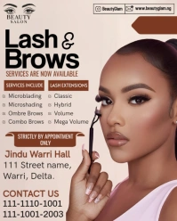 White Maximalist Beauty Salon Ads Instagram Portrait template