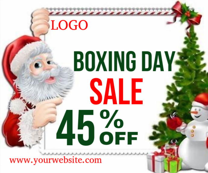 Copy Of White Maximalist Best Boxing Day Sales Advert Medium Rectangle copy-of-white-maximalist-best-boxing-day-sales-advert-medium-rectangle