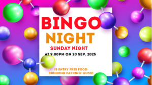White Maximalist Bingo Night Presentation (16:9) template