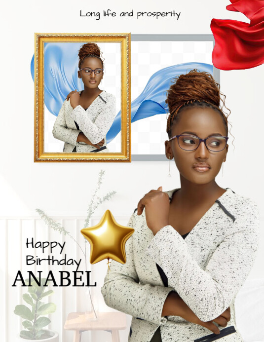 Copy of White Maximalist Birthday Flyer (us Letter) | PosterMyWall