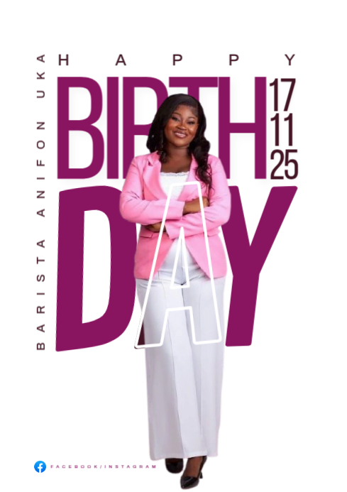 White Maximalist Birthday Flyer A4 Template | PosterMyWall