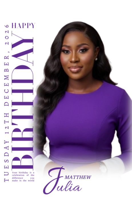 White Maximalist Birthday Flyer Banner 4' × 6' Template | PosterMyWall