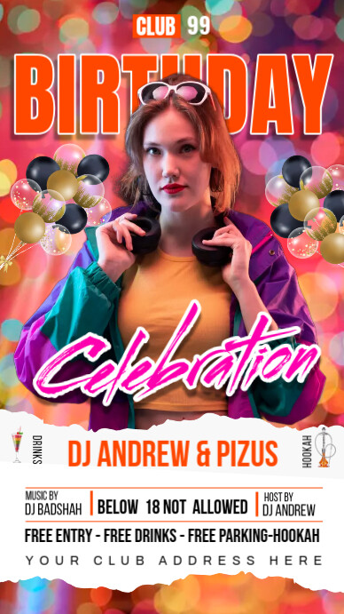 Copy of White Maximalist Birthday Party Instagram Story | PosterMyWall