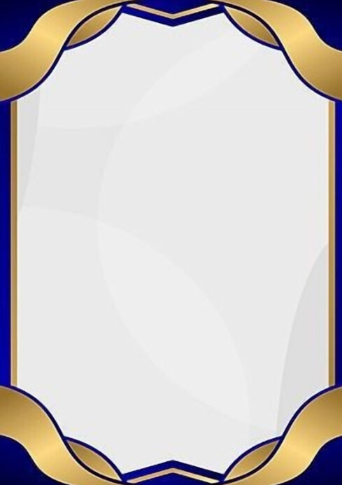Copy of White Maximalist Blue Gold A4 | PosterMyWall