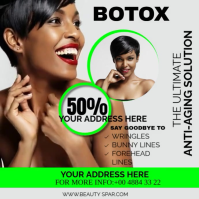 White Maximalist Botox Instagram Post template