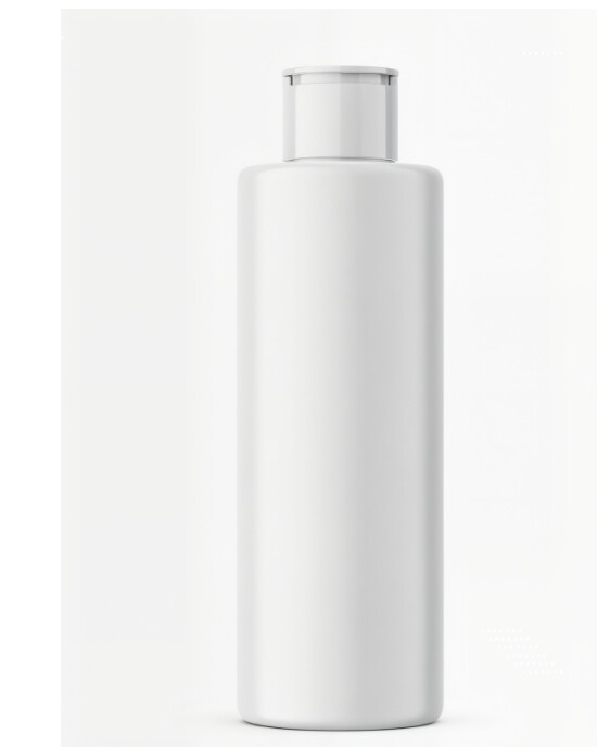 White Maximalist Bottle Mockup Template  Instagram Portrait
