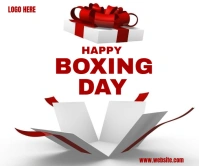 White Maximalist Boxing Day  Large Rectangle Rectángulo Grande template