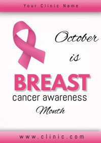 White Maximalist Breast Cancer Awareness Month  A1 template