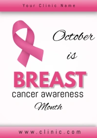 White Maximalist Breast Cancer Awareness Month  A1 template
