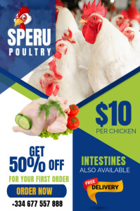 Broiler Chickens Sale Posters Template | PosterMyWall