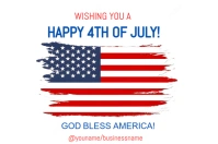 White Maximalist Celebrate Usa Label Étiquette template