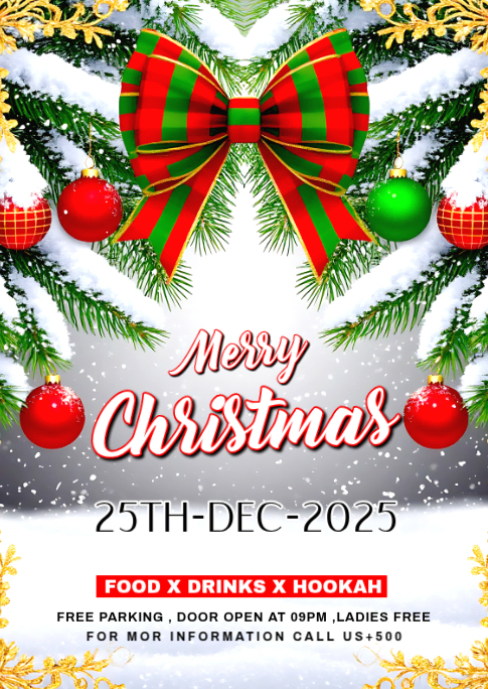 Copy of White Maximalist Christmas Card Design A6 | PosterMyWall