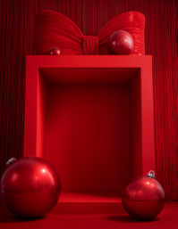 White Maximalist Christmas Photoshoot/ Photoboot Backdrop Flyer (us Letter) template