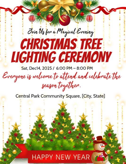Tree Lighting Flyer.pdf Copy of White Maximalist Christmas Tree Lighting Flyer Flyer (us Letter ...