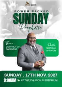 White Maximalist Church A6 template