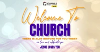 White Maximalist Church Facebook Shared Image template