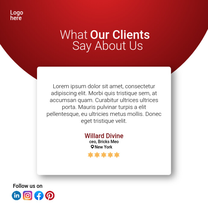 Copy of White Maximalist Client Testimonials Review Flyer Instagram ...