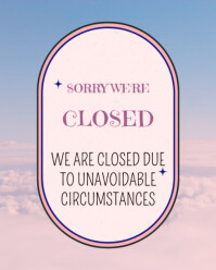 White Maximalist Closed  Instagram Portrait template