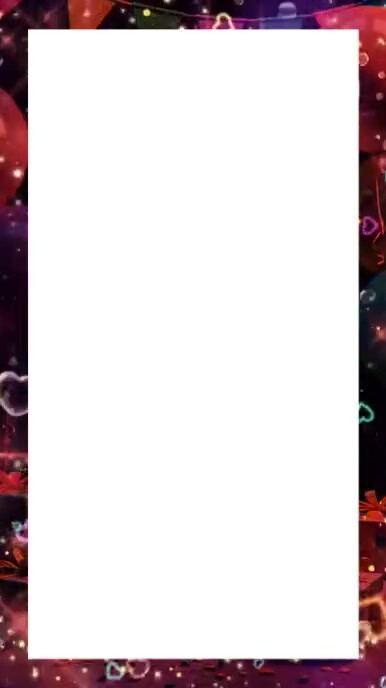 White Maximalist Colored Background Border Instagram Reel template