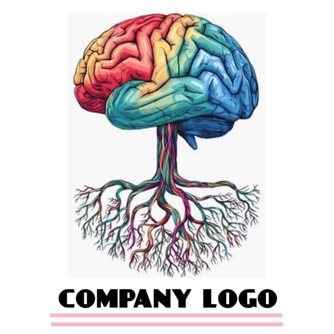 White Maximalist Company Logo Logo Template | PosterMyWall