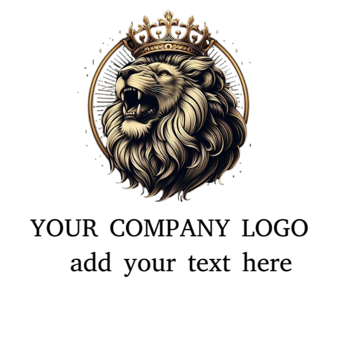White Maximalist Company Logo Logo Template | PosterMyWall
