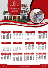 White Maximalist Compelling, High-ranking Title  2026 Calendar Template – Clean Monthly Planner For A5