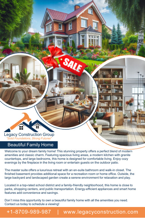 Copy of White Maximalist Construction & Building Comp | PosterMyWall