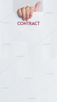 White Maximalist Contract  Instagram Story template