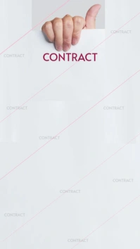 White Maximalist Contract  Instagram Story Instagram-verhaal template