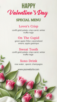 White Maximalist Couplecelebration Instagram Story template