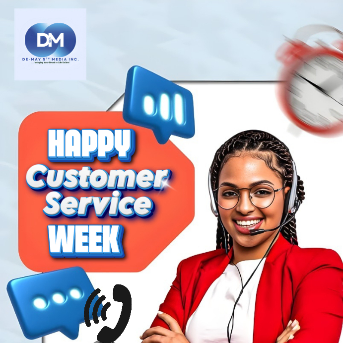 Copy of White Maximalist Customer Service Week Appreciation Flyer ...