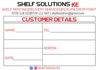 White Maximalist Delivery A6 Sticker A6 template