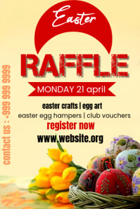 Easter Raffle Posters Template | PosterMyWall