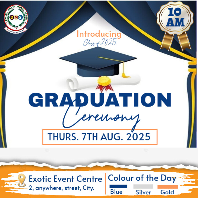 Copy of White Maximalist Editable Elegant Graduation Ceremony ...