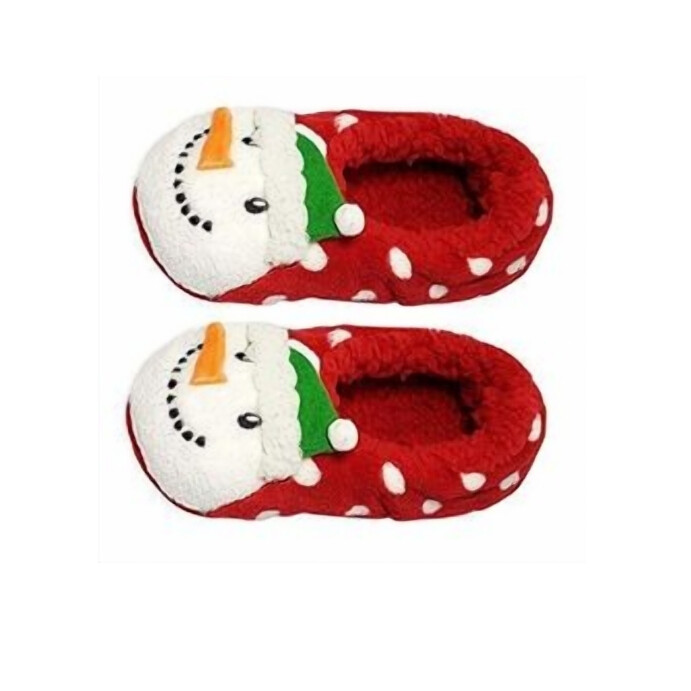 White Maximalist Elegant Baby Christmas Slipper Shoes Design Mockup  Instagram Post template