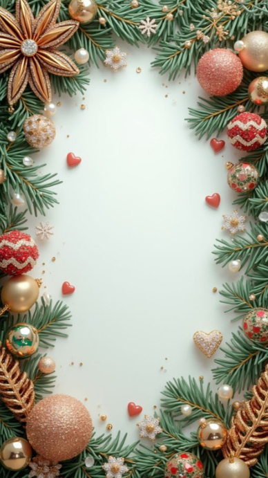 Plantilla de White Maximalist Elegant Christmas Frame Instagram Story ...