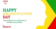 White Maximalist Emnacipation Day Facebook Event Cover template