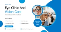 White Maximalist Eye Clinic Vision Care  Facebook Shared Image template