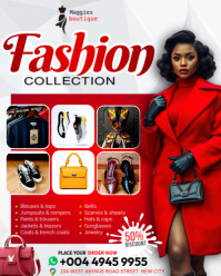 Putih Fashion Collection Promotion Instagram Portrait Template
