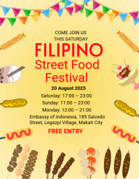 Filipino Food Festival Posters Template | PosterMyWall