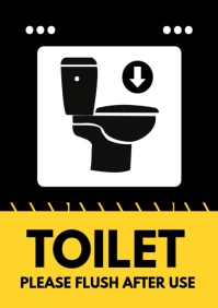 Free Printable Please Flush Toilet Sign Free Printable Templates