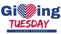 White Maximalist Giving Tuesday  Digital Display (16:9) template