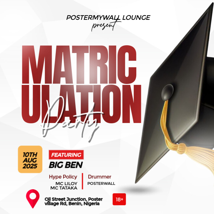 Copy of White Maximalist Graduation Ceremony Flyer Instagram Post ...