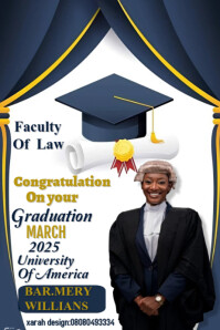 Graduation Ceremony Ads Template | PosterMyWall