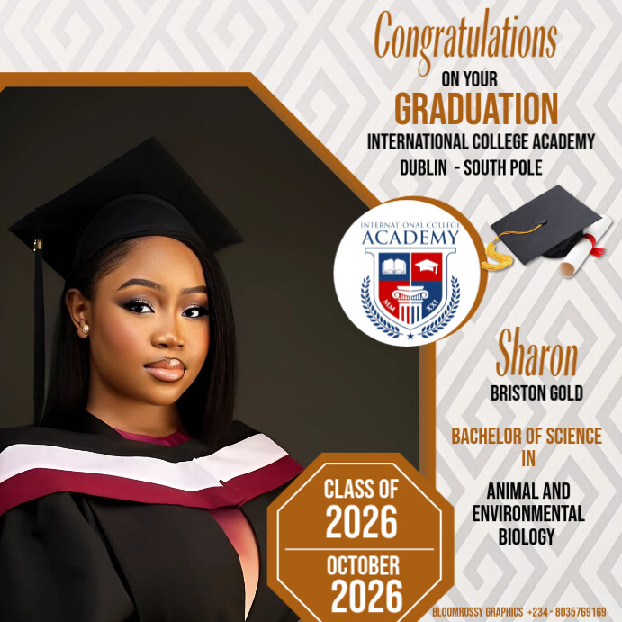 Copy of White Maximalist Graduation Day Instagram Post | PosterMyWall