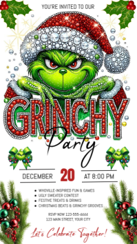 Plantilla de Grinchmas Party Facebook Story | PosterMyWall